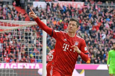 Treffsicherste Ausländer: Lewandowski vorn, Pizarro trifft zum 196. Mal Treffsicherste Ausländer: Lewandowski vorn, Pizarro trifft zum 196. Mal