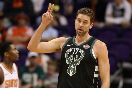 Basketball: Gasol fehlt Milwaukee für den Rest der Play-offs Basketball: Gasol fehlt Milwaukee für den Rest der Play-offs