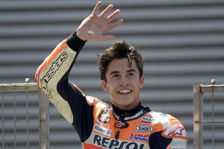 Vor Bayern-Kracher: MotoGP-Champ Marquez dreht Stadionrunde in Leipzig Vor Bayern-Kracher: MotoGP-Champ Marquez dreht Stadionrunde in Leipzig