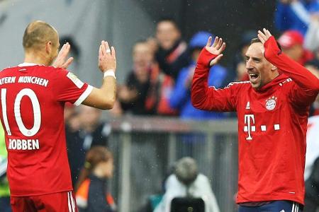 Bayern beginnt ohne Robben und Ribery gegen Frankfurt Bayern beginnt ohne Robben und Ribery gegen Frankfurt