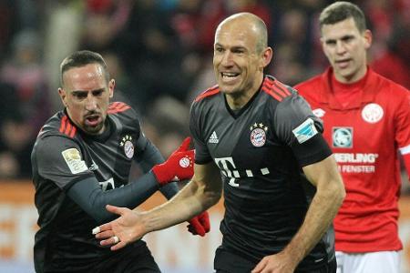 Abschied der Saison: Franck Ribery und Arjen Robben (Bayern München) Abschied der Saison: Franck Ribery und Arjen Robben (Bayern München)