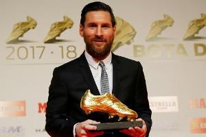 Messi gewinnt zum sechsten Mal den "Goldenen Schuh"