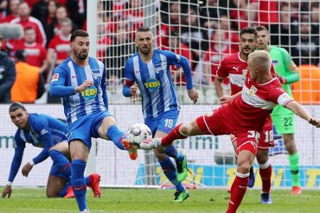 Trotz Niederlage: Stuttgart weiter auf Relegationskurs Trotz Niederlage: Stuttgart weiter auf Relegationskurs