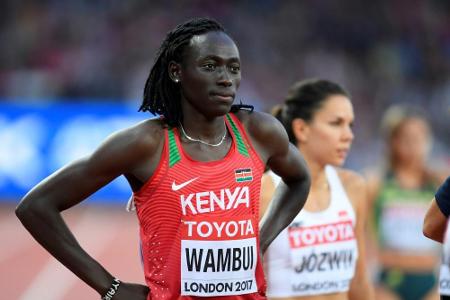 Semenya-Kontrahentin Wambui: Semenya-Kontrahentin Wambui: