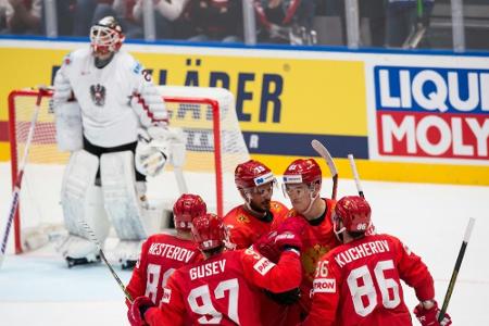 Eishockey-WM: Zweiter Sieg für Rekordweltmeister Russland - Schweiz mit Problemen Eishockey-WM: Zweiter Sieg für Rekordweltmeister Russland - Schweiz mit Problemen