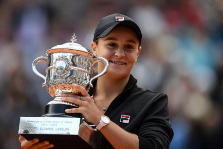 Tennis-Weltrangliste: Kerber auf Platz sechs - Barty Zweite Tennis-Weltrangliste: Kerber auf Platz sechs - Barty Zweite