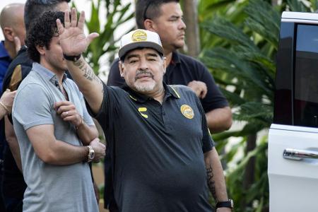 Aus gesundheitlichen Gründen: Maradona verlässt mexikanischen Klub Dorados Aus gesundheitlichen Gründen: Maradona verlässt mexikanischen Klub Dorados