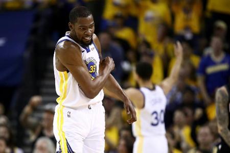 Durant fehlt Golden State auch im dritten Finalspiel Durant fehlt Golden State auch im dritten Finalspiel
