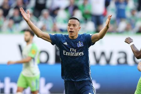 Hecking macht Wood Hoffnungen auf HSV-Zukunft Hecking macht Wood Hoffnungen auf HSV-Zukunft