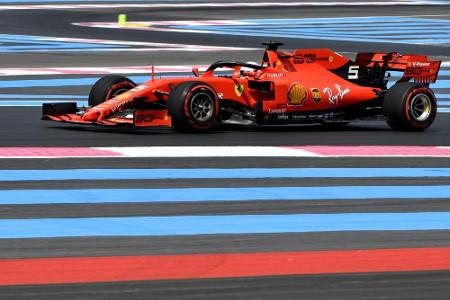 Vettel auf Rang vier im Frankreich-Training Vettel auf Rang vier im Frankreich-Training