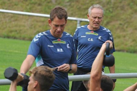 Streich bringt SC-Profis gleich ins Schwitzen: 100 Minuten zum Auftakt Streich bringt SC-Profis gleich ins Schwitzen: 100 Minuten zum Auftakt