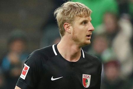 Hinteregger beim FCA-Training Hinteregger beim FCA-Training