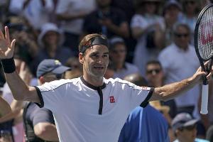 Federer spaziert ins Achtelfinale der US Open