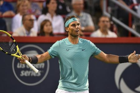 Nadal im Montreal-Finale gegen Russen Medwedew Nadal im Montreal-Finale gegen Russen Medwedew