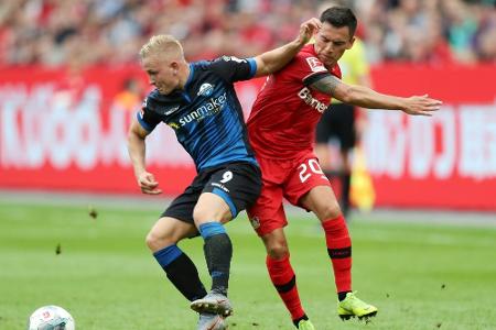 Volland macht Leverkusener Arbeitssieg perfekt Volland macht Leverkusener Arbeitssieg perfekt