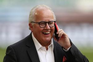 Designierten DFB-Präsidenten Keller ehrt 20.000. SC-Mitglied