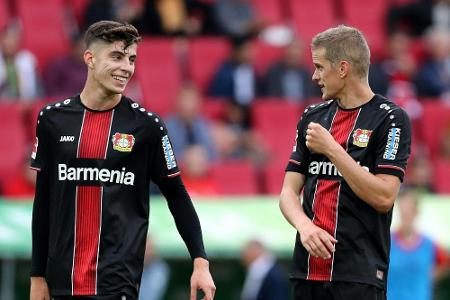 Leverkusen bangt für Pokalspiel um Havertz und Sven Bender Leverkusen bangt für Pokalspiel um Havertz und Sven Bender