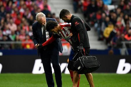Vor CL-Duell gegen Leverkusen: Atletico-Ass Felix angeschlagen Vor CL-Duell gegen Leverkusen: Atletico-Ass Felix angeschlagen