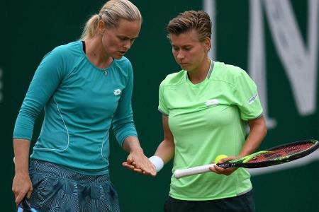 WTA-Finals: Grönefeld darf trotz Niederlage auf Halbfinale hoffen WTA-Finals: Grönefeld darf trotz Niederlage auf Halbfinale hoffen
