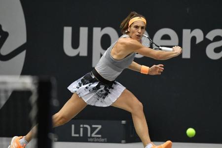 Petkovic feiert Halbfinaleinzug in Linz Petkovic feiert Halbfinaleinzug in Linz