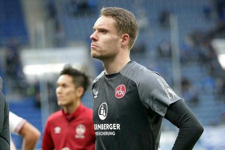 Kniescheibenbruch: FCN-Keeper Mathenia muss operiert werden Kniescheibenbruch: FCN-Keeper Mathenia muss operiert werden
