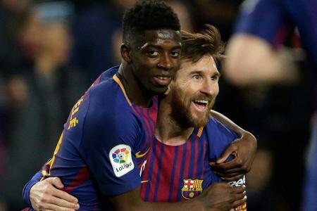 Barca: Messi und Dembele gegen Inter im Kader Barca: Messi und Dembele gegen Inter im Kader