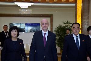 Keine Fans: FIFA-Chef Infantino nach Korea-Duell "enttäuscht"