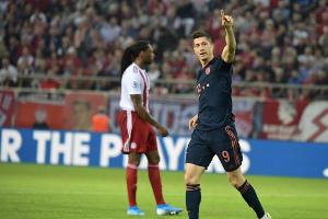 Doppelpacker Lewandowski rettet schwächelnde Bayern