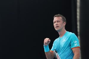 Davis Cup: Kohlschreiber kämpft sich durch, Deutschland vorn