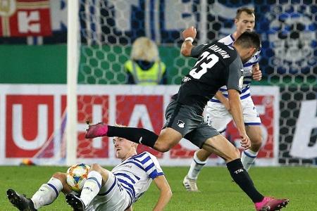 Pokal-Fluch gebannt: Hoffenheim setzt Höhenflug in Duisburg fort Pokal-Fluch gebannt: Hoffenheim setzt Höhenflug in Duisburg fort