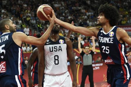 Aus gegen Frankreich: Basketball-Supermacht USA scheitert im Viertelfinale Aus gegen Frankreich: Basketball-Supermacht USA scheitert im Viertelfinale