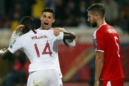 EM-Quali: Erster Sieg für Titelverteidiger Portugal EM-Quali: Erster Sieg für Titelverteidiger Portugal