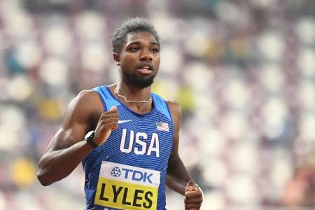 Lyles cruist ins Halbfinale über 200 m - Coleman sagt ab Lyles cruist ins Halbfinale über 200 m - Coleman sagt ab