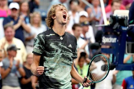 Zverev erstmals im Achtelfinale der US Open Zverev erstmals im Achtelfinale der US Open