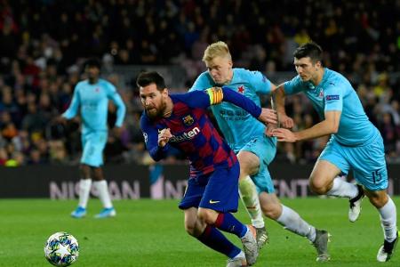 Barca patzt in CL gegen Außenseiter Prag Barca patzt in CL gegen Außenseiter Prag