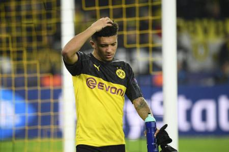 Oberschenkelzerrung: Sancho-Einsatz gegen Bayern fraglich Oberschenkelzerrung: Sancho-Einsatz gegen Bayern fraglich