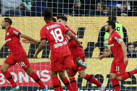 Sieg in Wolfsburg: Leverkusen beendet Negativserie Sieg in Wolfsburg: Leverkusen beendet Negativserie