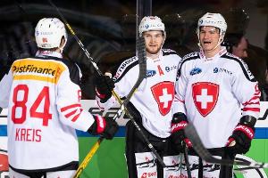 Eishockey: Schweiz startet mit Sieg in Deutschland Cup