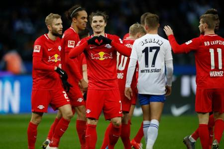 Leipzig setzt Erfolgsserie fort: Sieg bei Hertha Leipzig setzt Erfolgsserie fort: Sieg bei Hertha