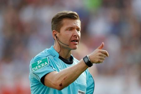 Schiedsrichter Welz in Dortmund verletzt - Thomsen übernimmt Schiedsrichter Welz in Dortmund verletzt - Thomsen übernimmt