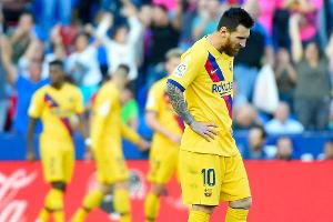 Drei Gegentore binnen sieben Minuten: Barca unterliegt Levante