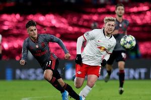 Remis gegen Benfica: Leipzig zieht erstmals ins Achtelfinale ein