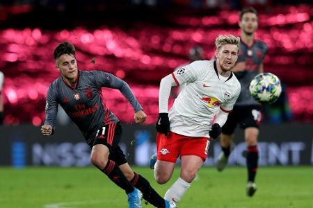 Remis gegen Benfica: Leipzig zieht erstmals ins Achtelfinale ein Remis gegen Benfica: Leipzig zieht erstmals ins Achtelfinale ein