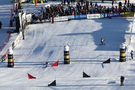 Zu warm: Snowboard-Weltcup in Carezza abgebrochen Zu warm: Snowboard-Weltcup in Carezza abgebrochen