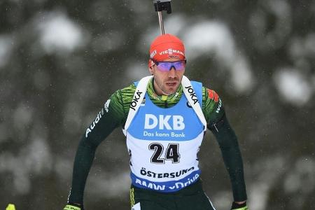 Peiffer mit repariertem Gewehr in Hochfilzen: Peiffer mit repariertem Gewehr in Hochfilzen: