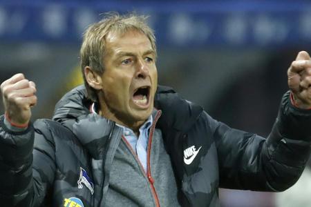 Klinsmann feiert ersten Sieg mit Hertha - Darida trifft Klinsmann feiert ersten Sieg mit Hertha - Darida trifft