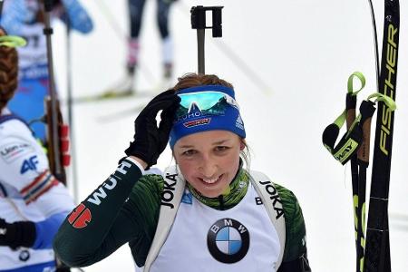Biathlon: Preuß und Herrmann verpassen Podest knapp Biathlon: Preuß und Herrmann verpassen Podest knapp