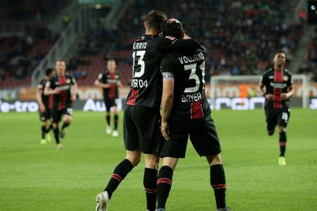 Alario beendet Bayer-Krise - Sieg in Unterzahl Alario beendet Bayer-Krise - Sieg in Unterzahl