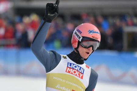 Geiger in Engelberg starker Dritter - Stoch siegt vor Kraft Geiger in Engelberg starker Dritter - Stoch siegt vor Kraft