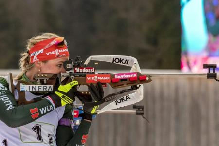Herrmann beschert deutschen Biathletinnen ersten Weltcupsieg des Winters Herrmann beschert deutschen Biathletinnen ersten Weltcupsieg des Winters